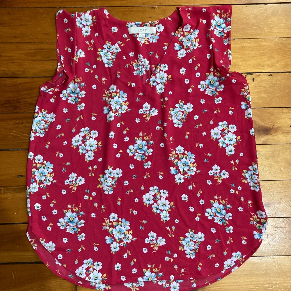 Loft Floral Blouse
